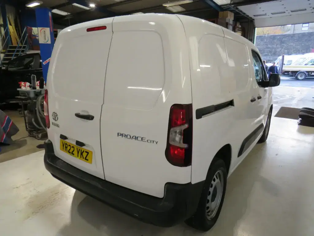 White Toyota Proace City Active.